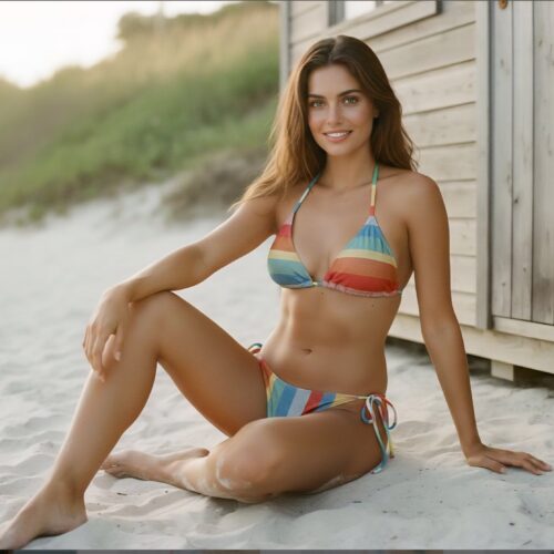 RAINBOW maillot de bain 2 pièces